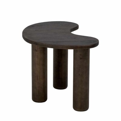 Table basse Luppa marron en bois d’hévéa 2