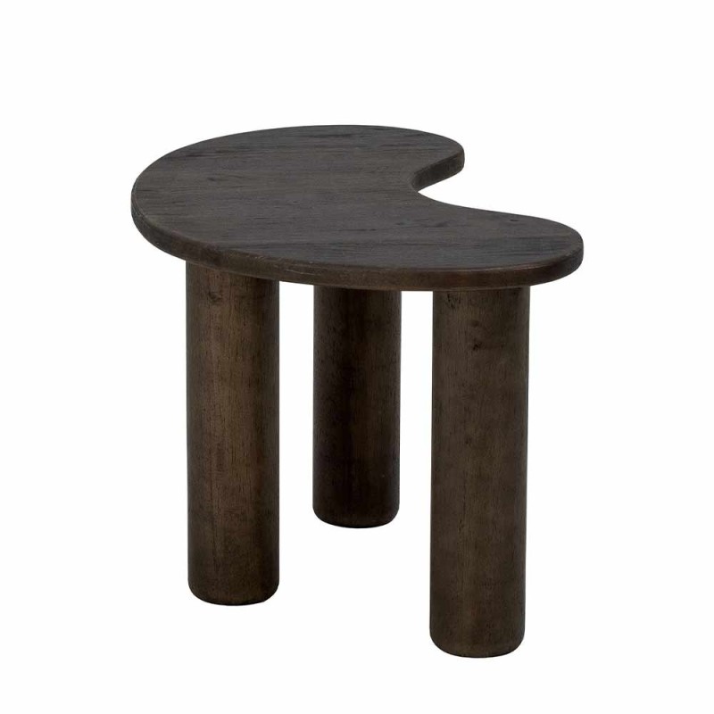 Table basse Luppa marron en bois d’hévéa