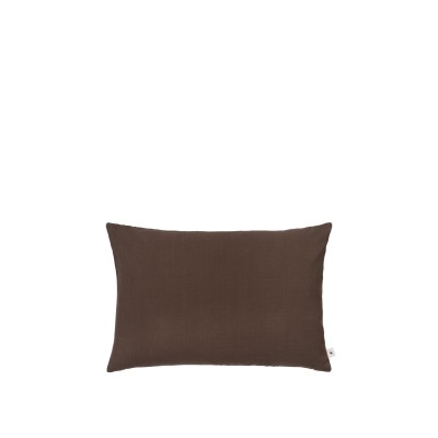 Coussin Sen Dark Chocolate 40 x 60 cm en coton bio GOTS
