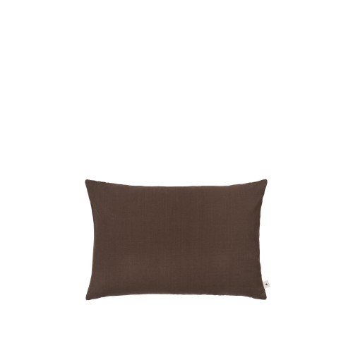 Coussin Sen Dark Chocolate 40 x 60 cm en coton bio GOTS