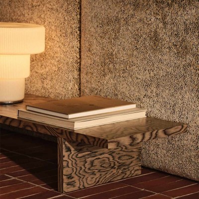 Table d’exposition Kona grise 138 cm