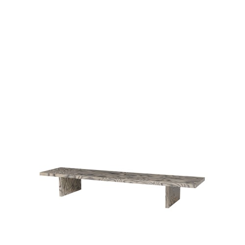 Table d’exposition Kona grise 138 cm