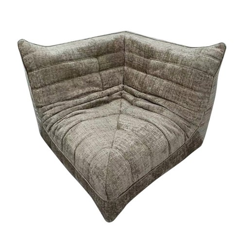Élément d’angle lounge crème modulable
