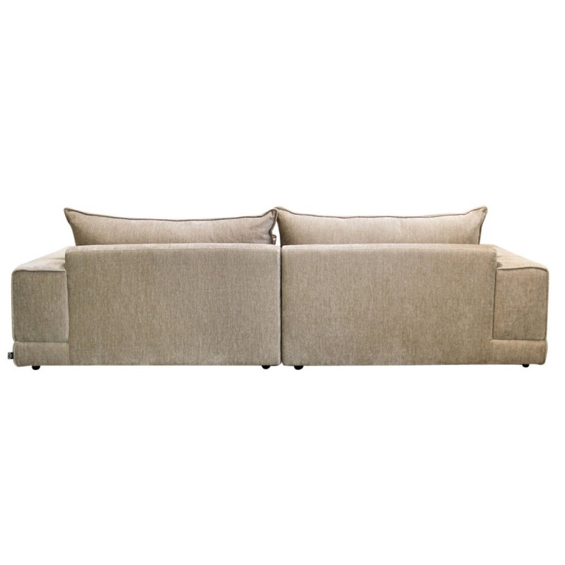 Canapé modulable 3 places avec pouf Tan