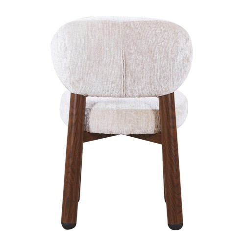 Chaise design Japandi Tan – Assise confortable à ressorts ensachés
