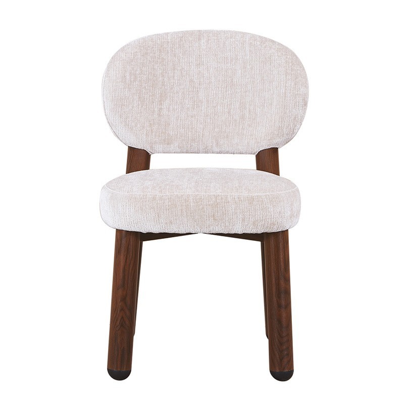 Chaise design Japandi Tan – Assise confortable à ressorts ensachés