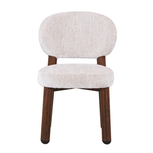 Chaise design Japandi Tan – Assise confortable à ressorts ensachés