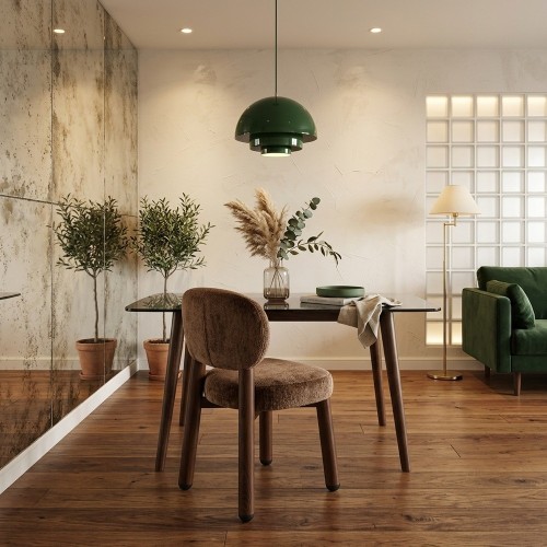 Chaise design Japandi Umber – Assise confortable à ressorts ensachés