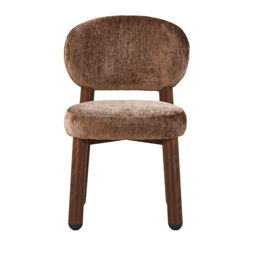 Chaise design Japandi Umber – Assise confortable à ressorts ensachés