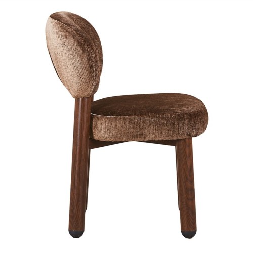 Chaise design Japandi Umber – Assise confortable à ressorts ensachés
