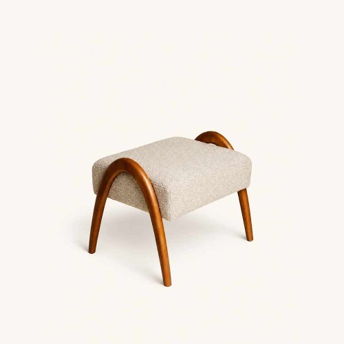Repose-pieds Maurice beige