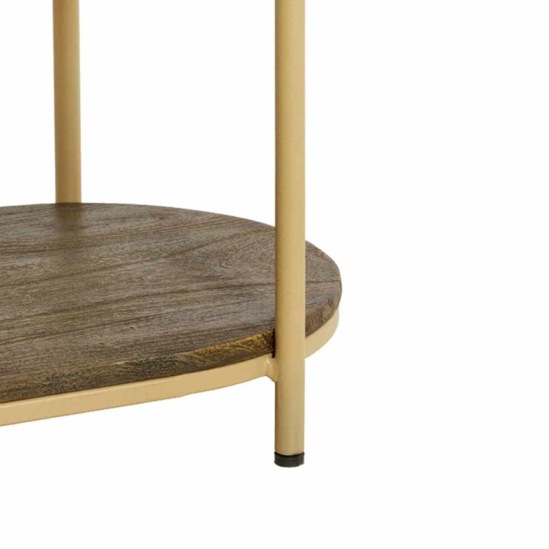 Bibliothèque ouverte QIO 90x200 cm – Bois brun et beige mat