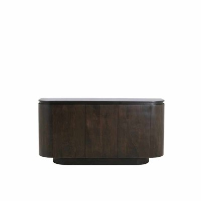 Console RYMA 160 cm brun chocolat 2