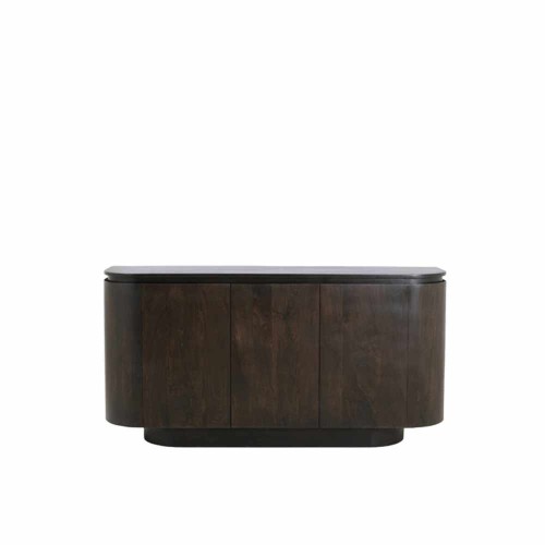 Console RYMA 160 cm brun chocolat