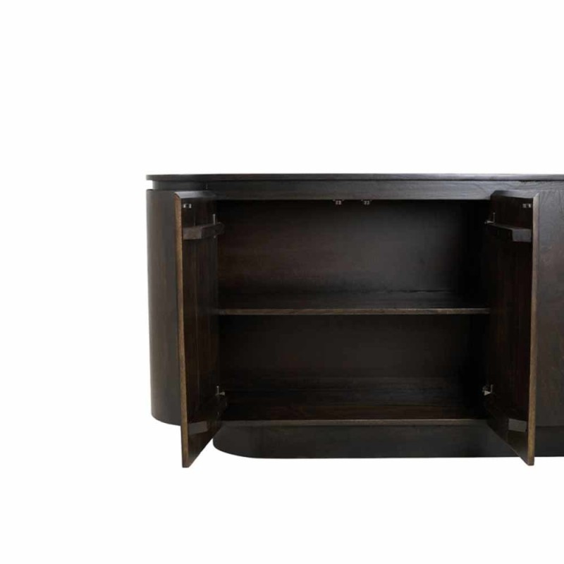 Console RYMA 160 cm brun chocolat