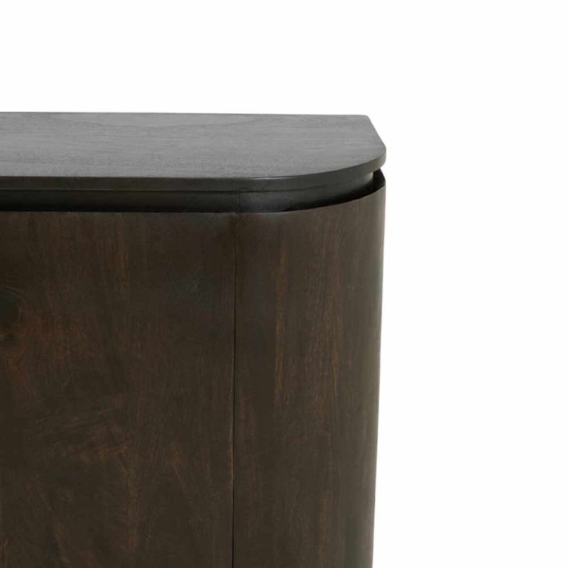 Console RYMA 160 cm brun chocolat
