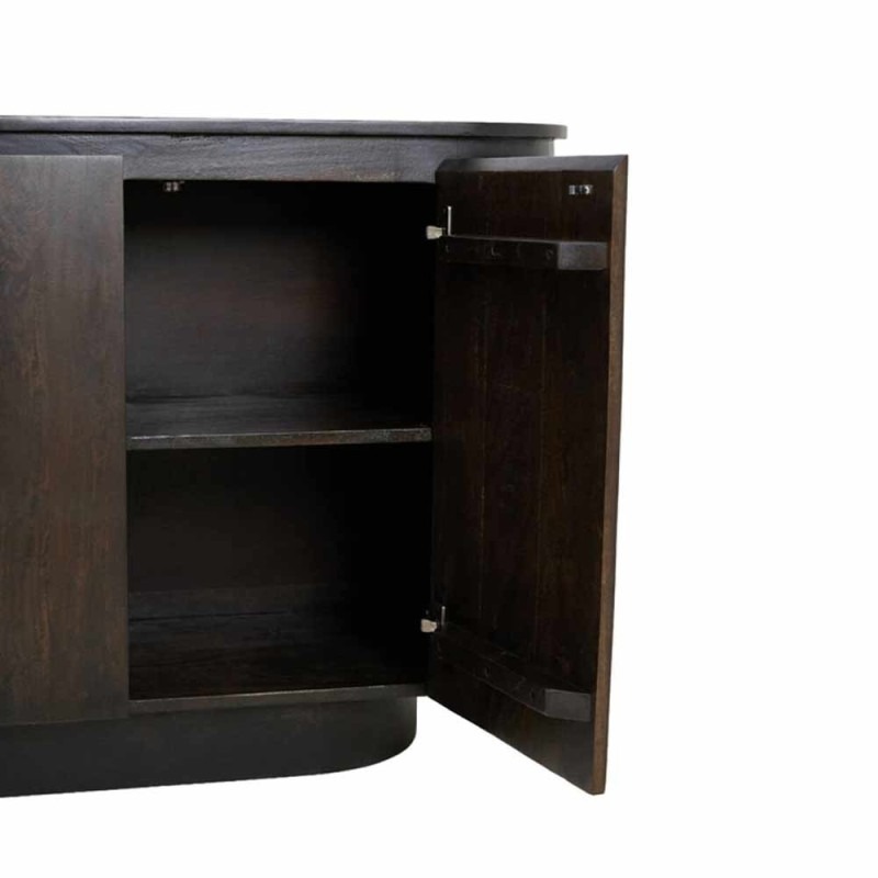 Console RYMA 160 cm brun chocolat