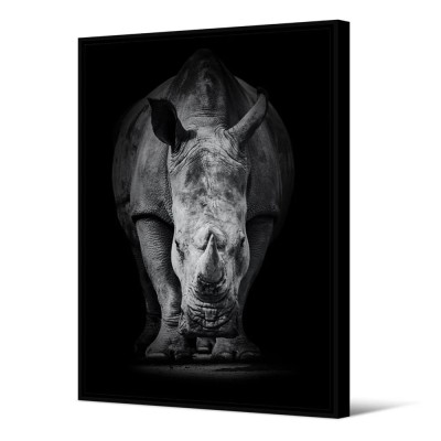 Tableau Diceros Bicornis en velours