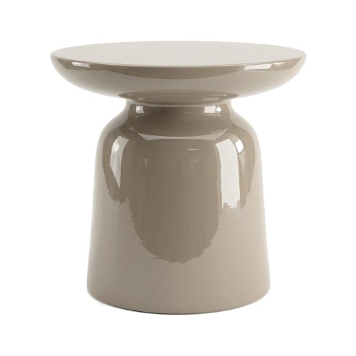 Bout de canapé Bibi grège D40 cm