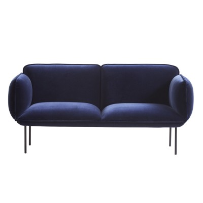 Sofá de 2 plazas Nakki en tejido Kvadrat Harald 3 Woud 2