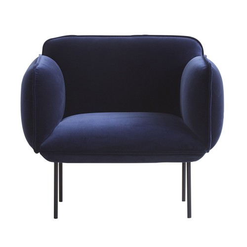 Nakki fauteuil in Kvadrat Harald stof 3 Woud