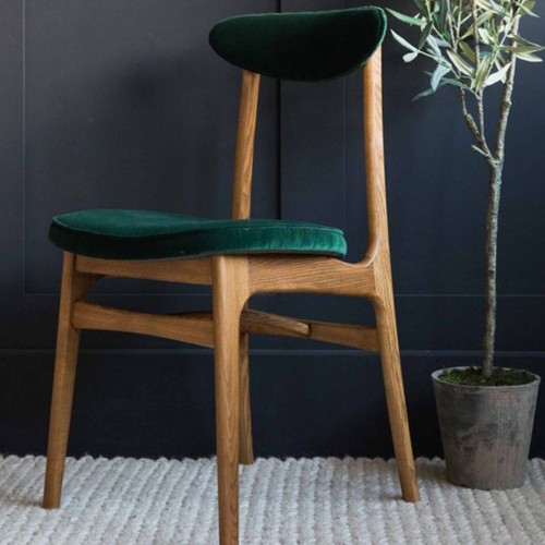 200-190 chair Velvet bottle green 366 Concept