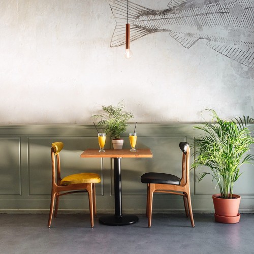 200-190 chair Velvet bottle green 366 Concept