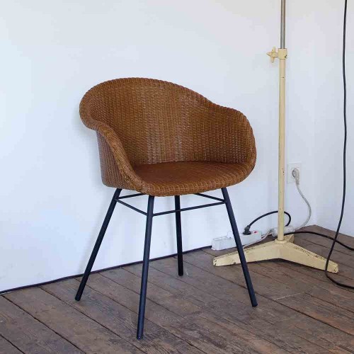 Sedia Avril con base in acciaio Vincent Sheppard