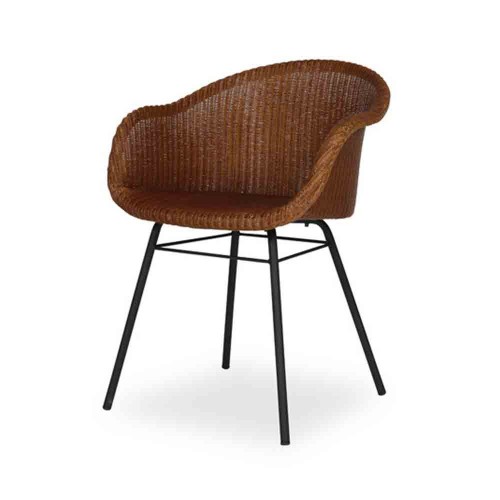 Avril dining chair steel A base Vincent Sheppard