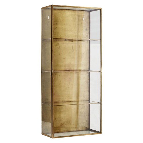 Vitrine van messing en glas L House Doctor