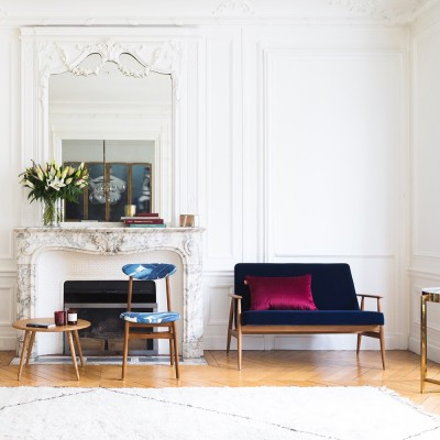 Fox sofa Velvet indigo 366 Concept 2