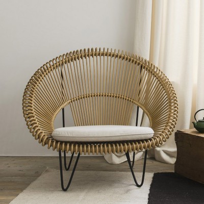 Cruz Cocoon natural armchair