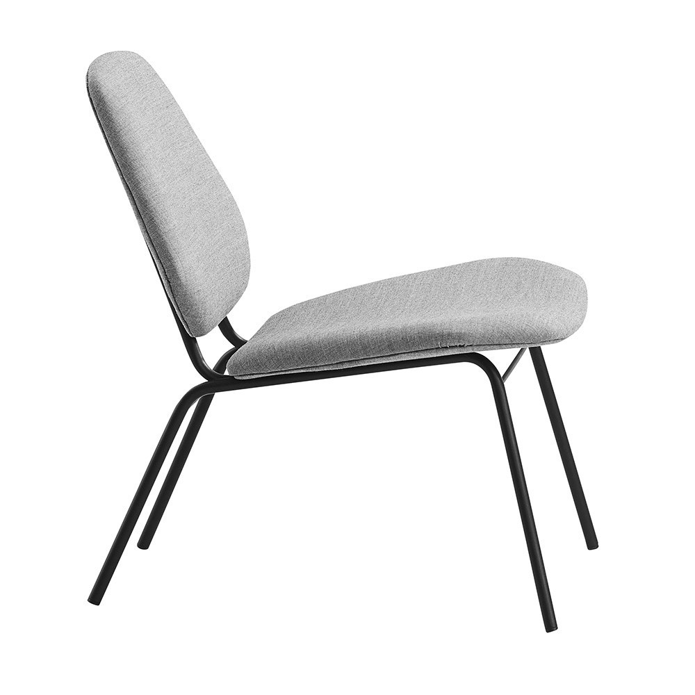 Chaise lounge Lean gris Woud
