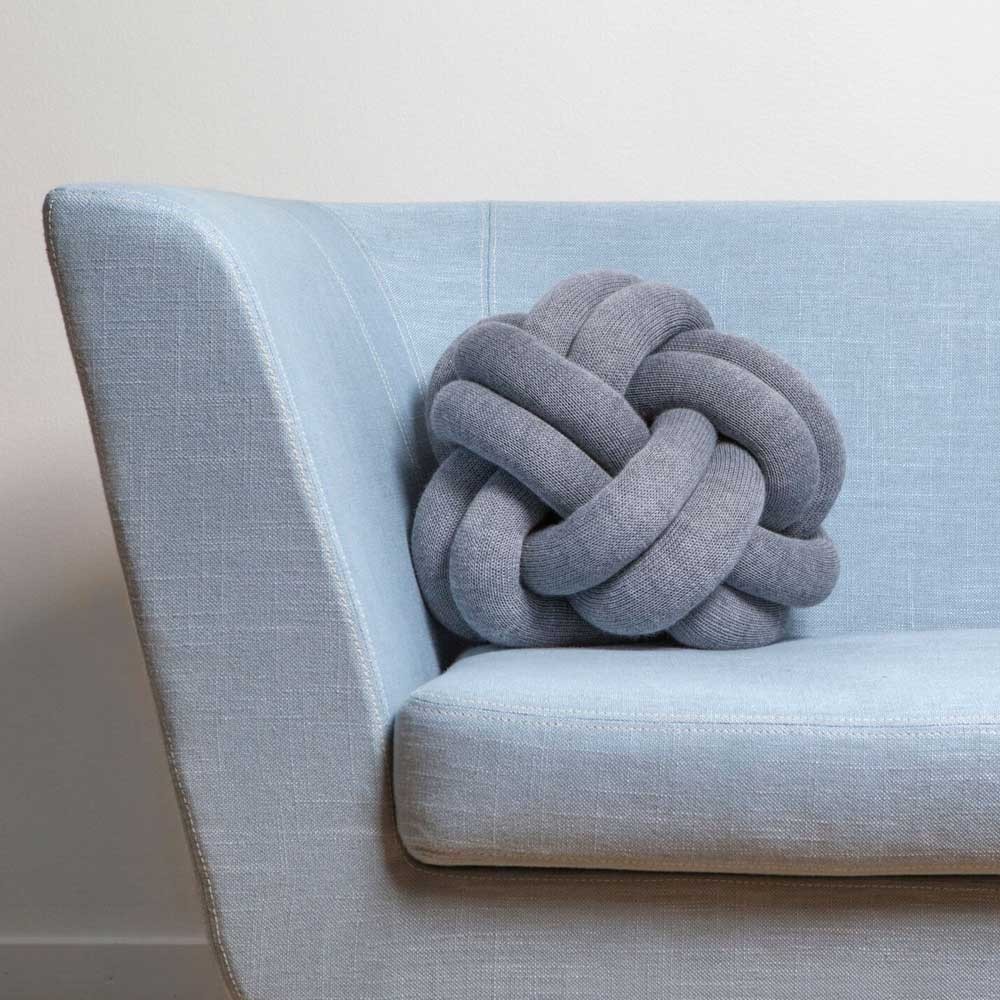 Knot pink cushion Design House Stockholm