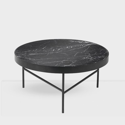 Tavolino in marmo nero L Ferm Living