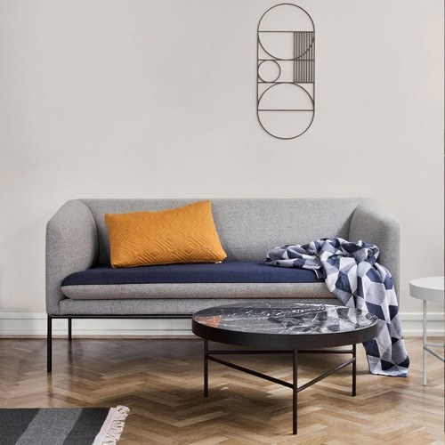 Marmeren salontafel zwart L Ferm Living