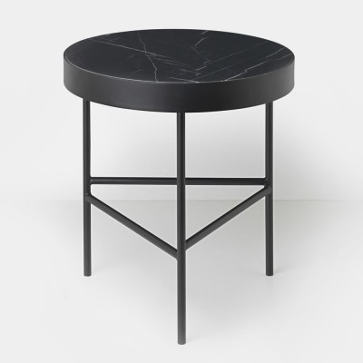 Marmor schwarzer Marquina Couchtisch M. Ferm Living