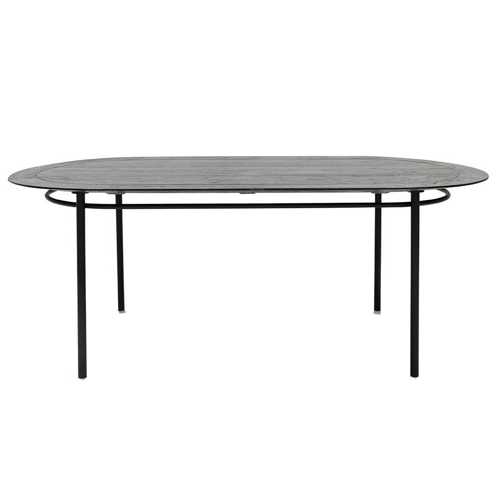 Oval dining table black | HKliving