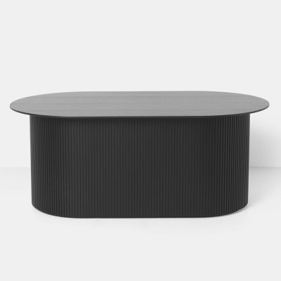 Podia schwarzer Couchtisch Ferm Living