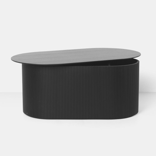 Podia coffee table black Ferm Living