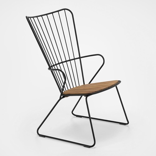 Peacock fauteuil zwart Houe