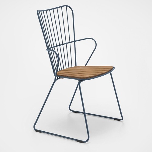 Paon dining chair midnight blue Houe
