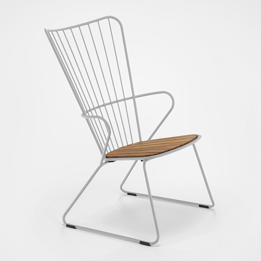 Peacock lounge chair tortora Houe