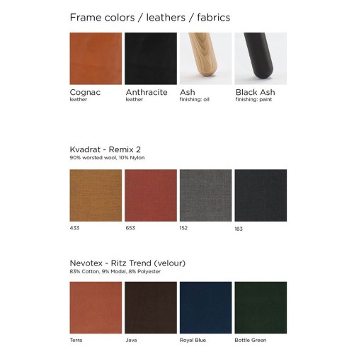 Silla baja naïve kvadrat negro Emko