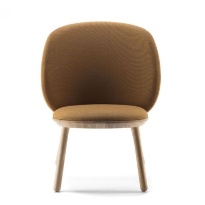 Sedia bassa naïve kvadrat gialla Emko 2