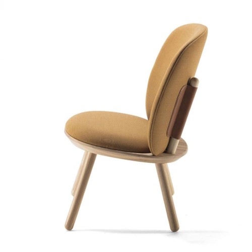 Silla baja naïve kvadrat amarillo Emko