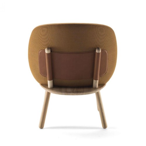 Silla baja naïve kvadrat amarillo Emko