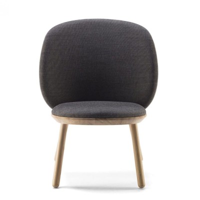 Chaise basse Naïve kvadrat gris Emko 2