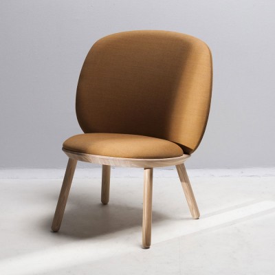 Silla baja naïve kvadrat amarillo Emko