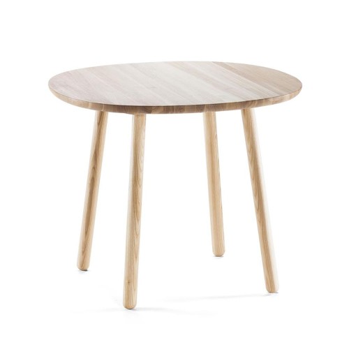 Table à manger Naïve frêne naturel Ø90cm Emko